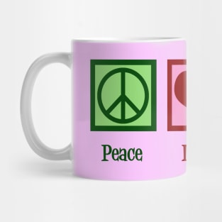 Peace Love Orchids Mug